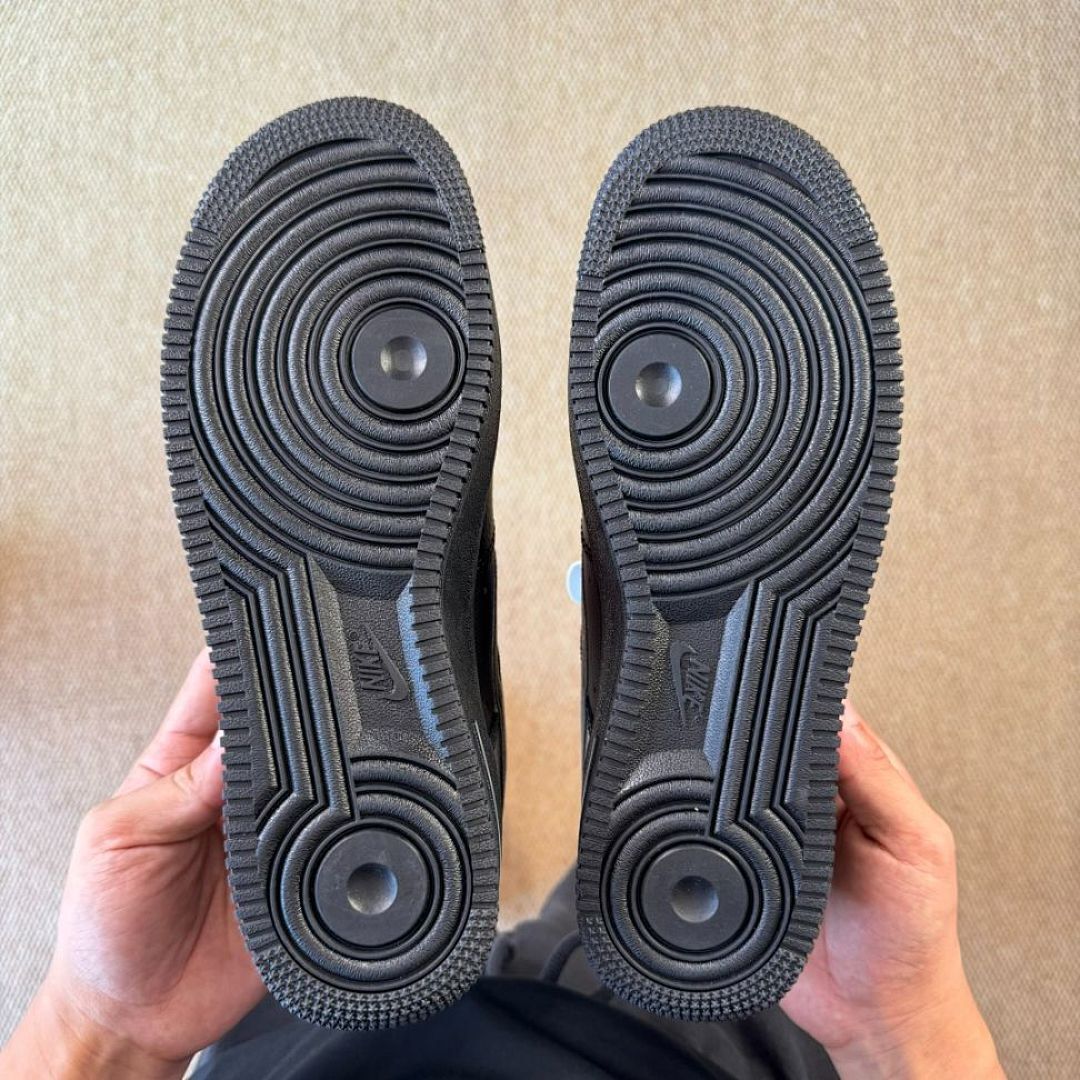 Nike Air Force 1 '07 Black White Yellow Strike DH7561-001 - Image 8