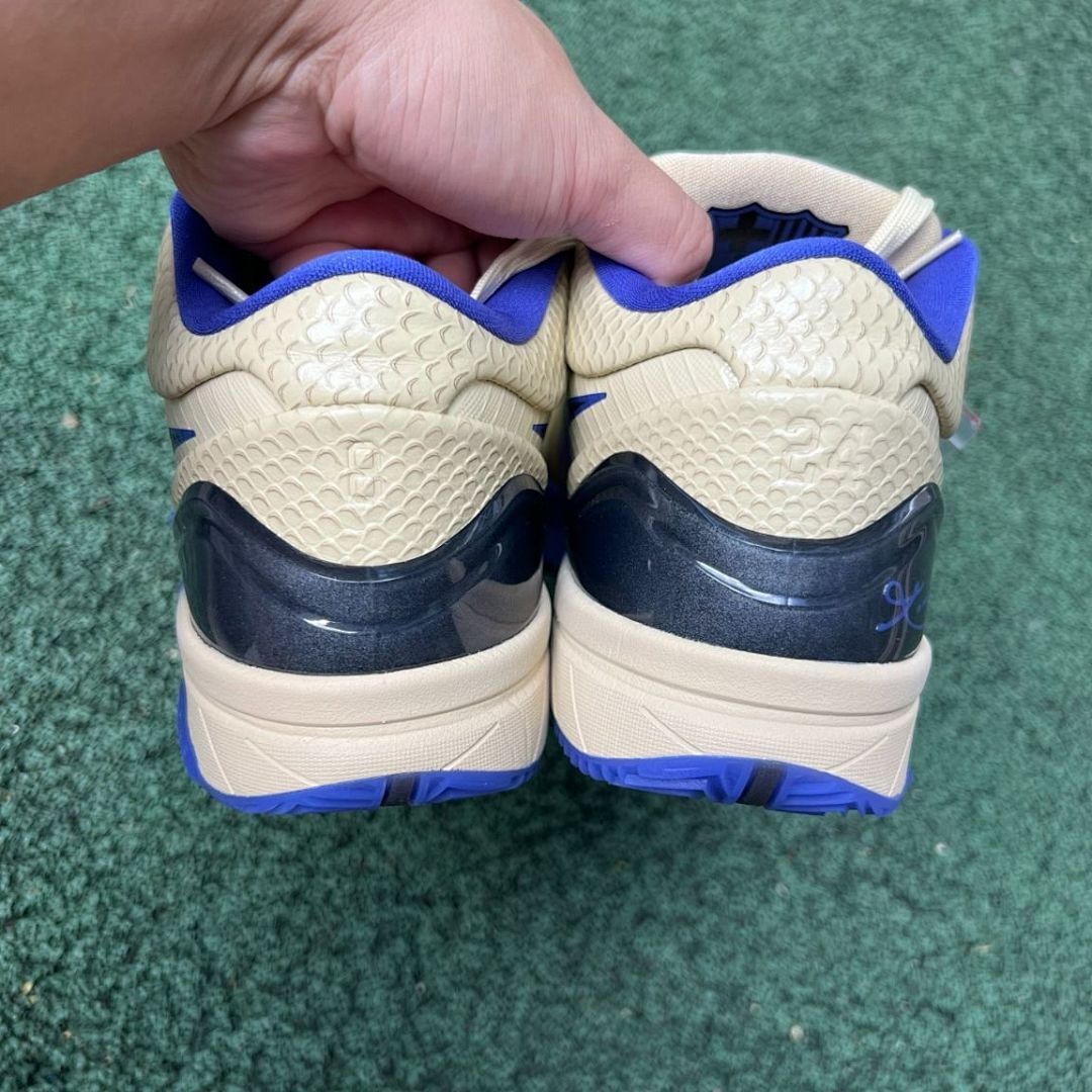 Nike Kobe 6 Protro Cream Royal Blue Black - Image 9