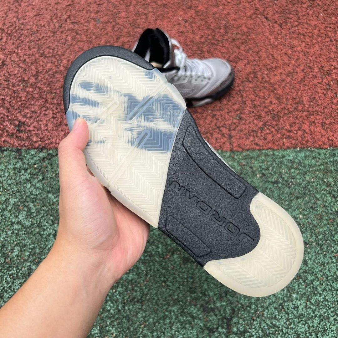 Air Jordan 5 Retro Carmelo Anthony PE "Family Flies Alone" Metallic Silver "10" - Image 7