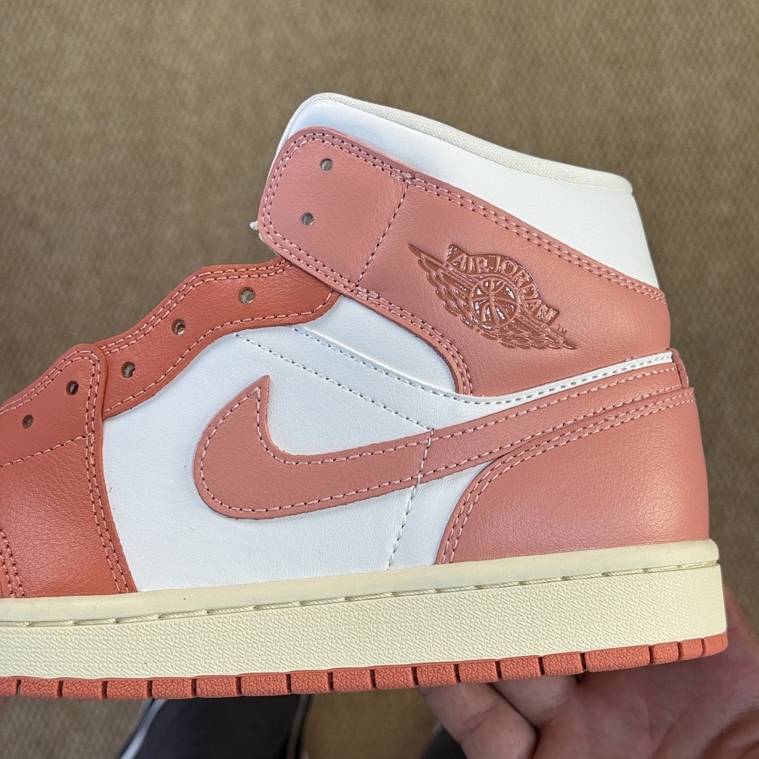 Air Jordan 1 Mid SE Washed Coral FB9892-161 - Image 6