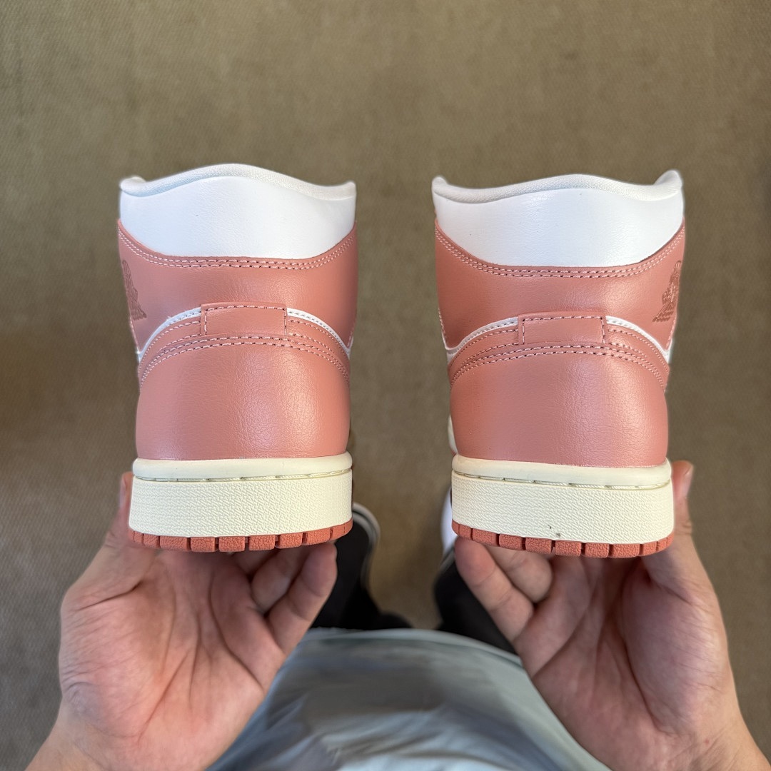 Air Jordan 1 Mid SE Washed Coral FB9892-161 - Image 7