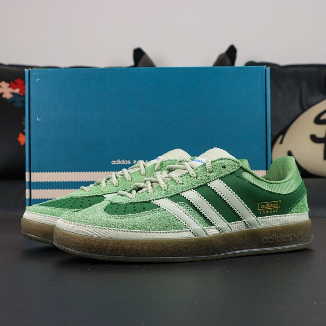 Adidas Yunque Collegiate Green Cloud White Gum IE0847 - Image 16