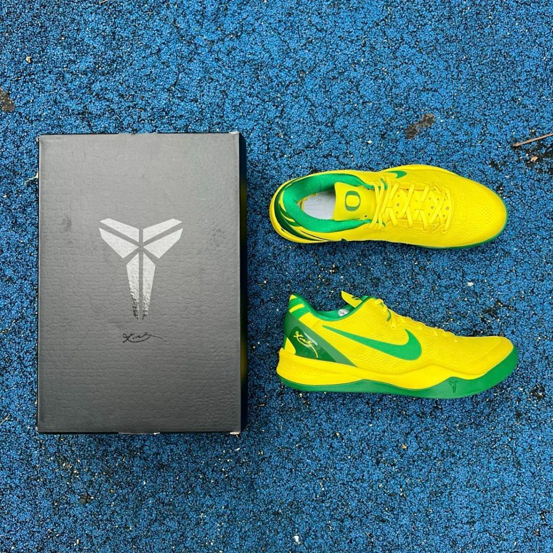 Nike Kobe 8 System 'Brazil' Dynamic Yellow Stadium Green 555035-700 - Image 10
