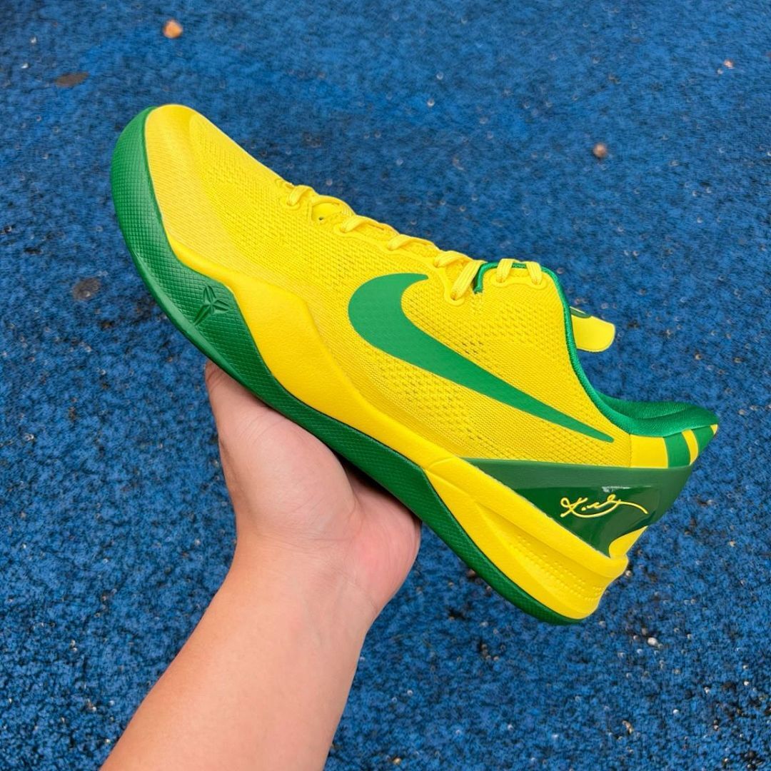 Nike Kobe 8 System 'Brazil' Dynamic Yellow Stadium Green 555035-700 - Image 11