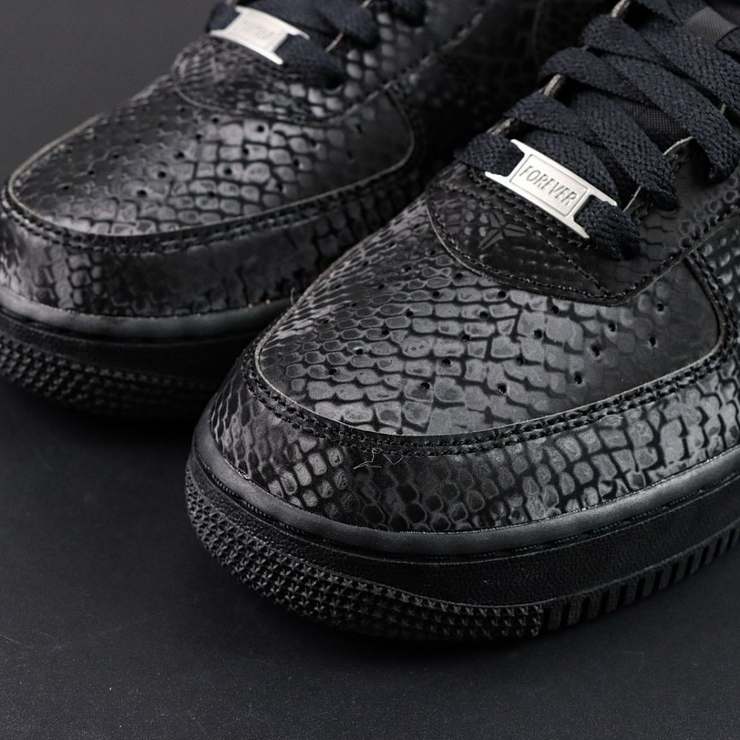 Nike Air Force 1 '07 PRM Black Python 898889-007 - Image 4