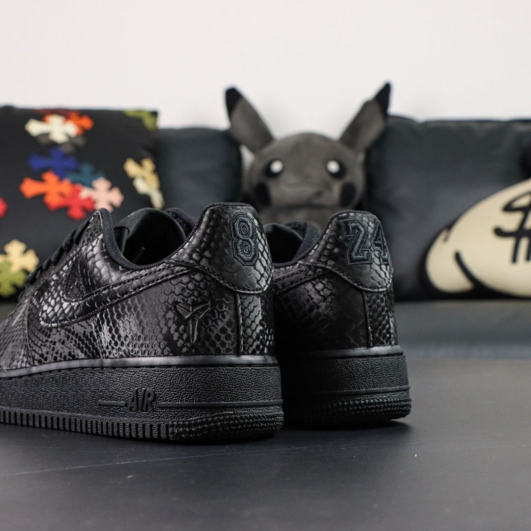 Nike Air Force 1 '07 PRM Black Python 898889-007 - Image 6