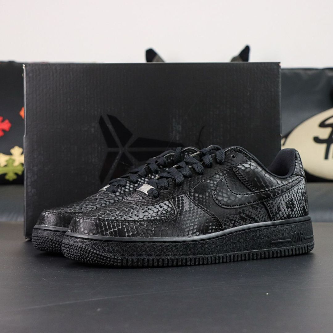 Nike Air Force 1 '07 PRM Black Python 898889-007 - Image 7