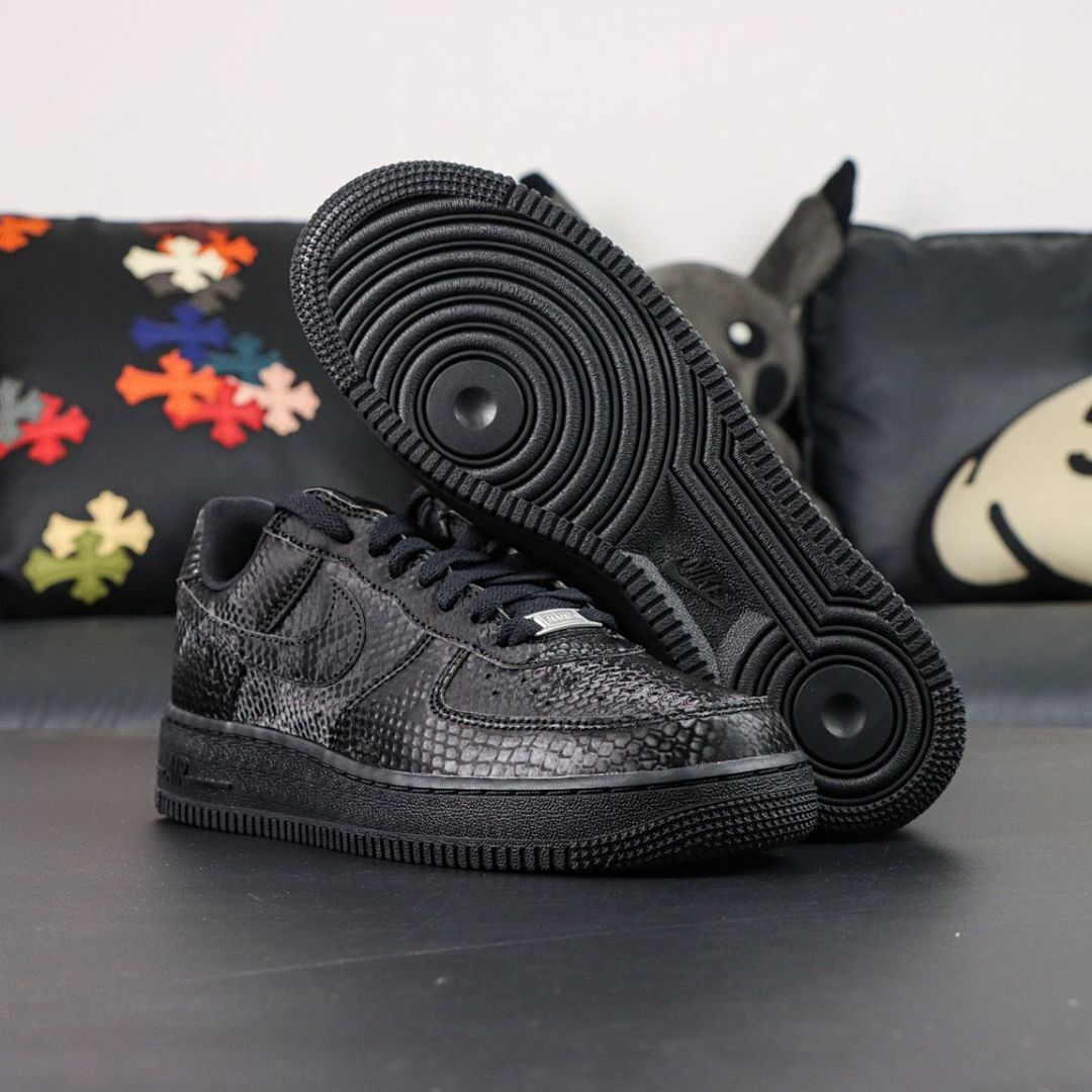 Nike Air Force 1 '07 PRM Black Python 898889-007 - Image 8
