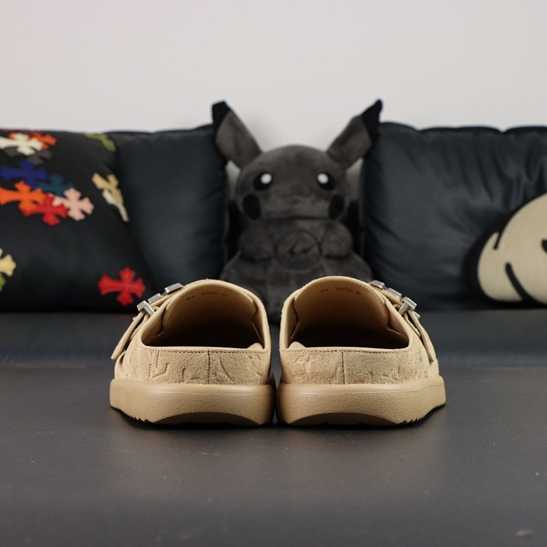 Louis Vuitton Dreamy Loafer Monogram-Embossed Suede Beige - Image 7