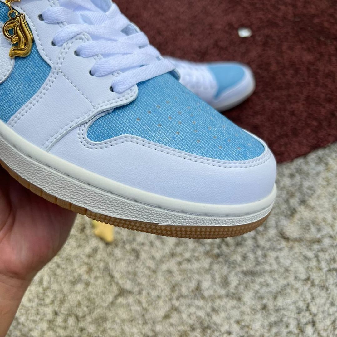 Air Jordan 1 Low SE Washed Denim Light Marine White Gum Yellow DR6970-400 - Image 3