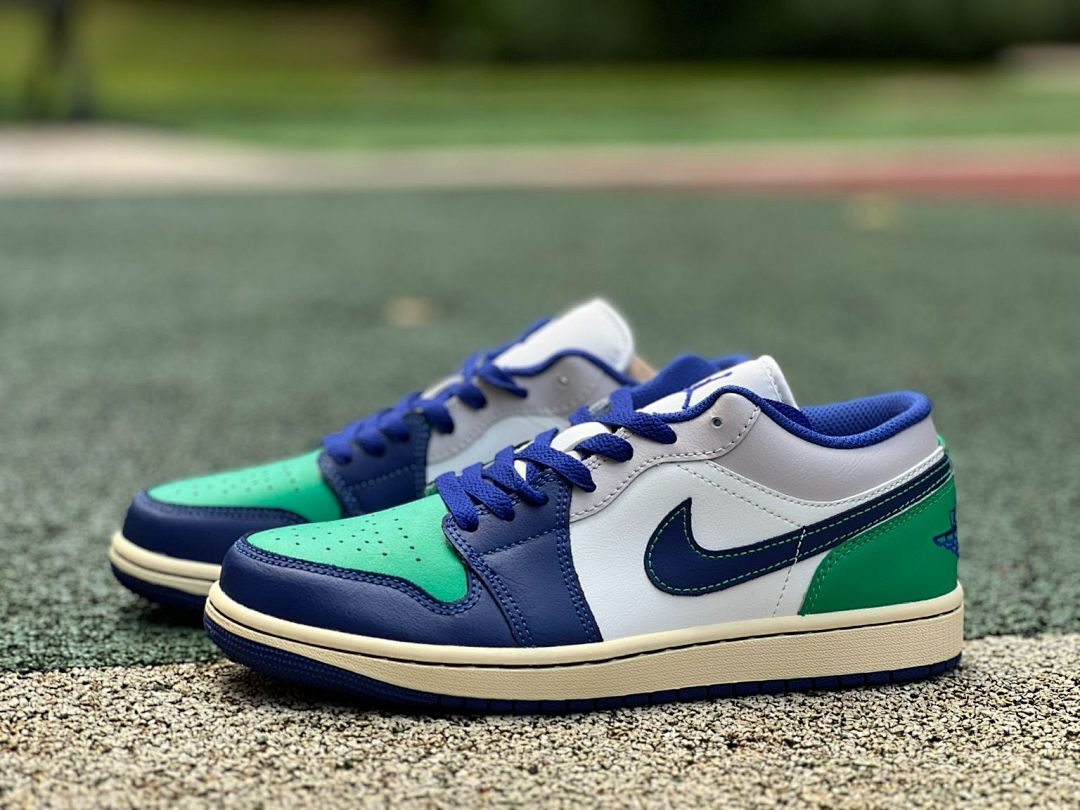 Air Jordan 1 Low SE Deep Royal Blue Emerald Rise DV1299-430