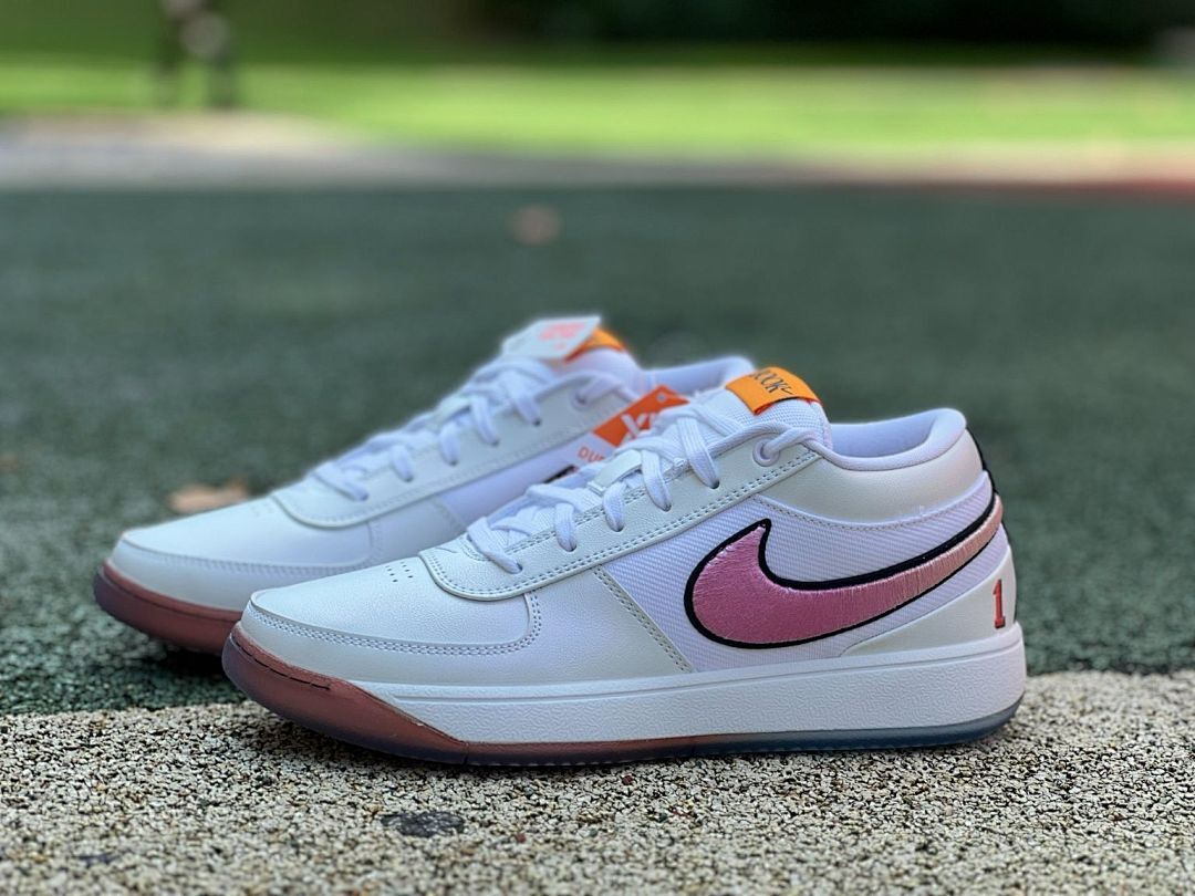 Nike Court Vision Low Duke Blue Devils White Pink Orange #1