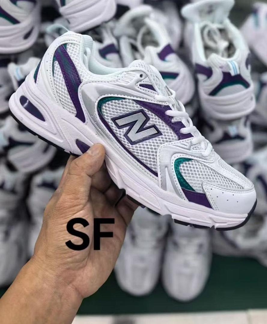 New Balance 530 White Violet Teal Green Lifestyle Running Shoes Trainers Sneakers MR530CC
