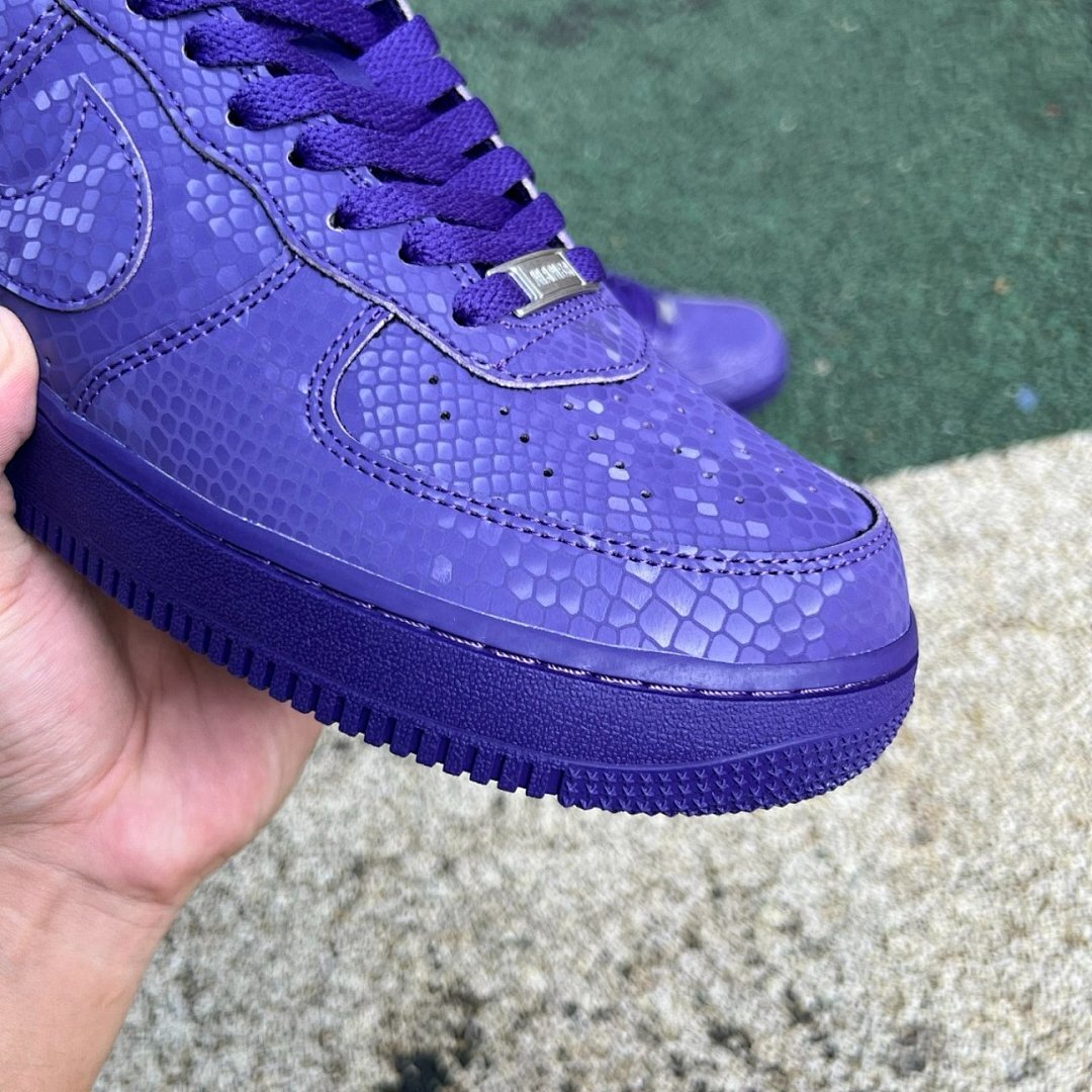 Nike Air Force 1 Low Kobe Bryant Purple Snakeskin CK0700-500 - Image 4