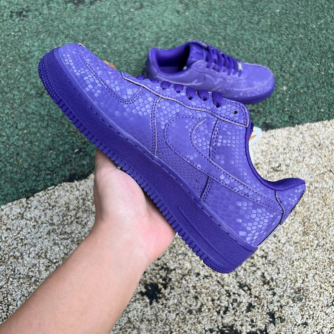 Nike Air Force 1 Low Kobe Bryant Purple Snakeskin CK0700-500 - Image 8