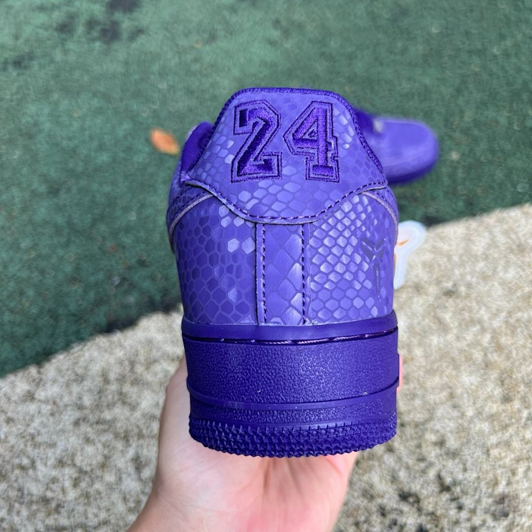 Nike Air Force 1 Low Kobe Bryant Purple Snakeskin CK0700-500 - Image 9