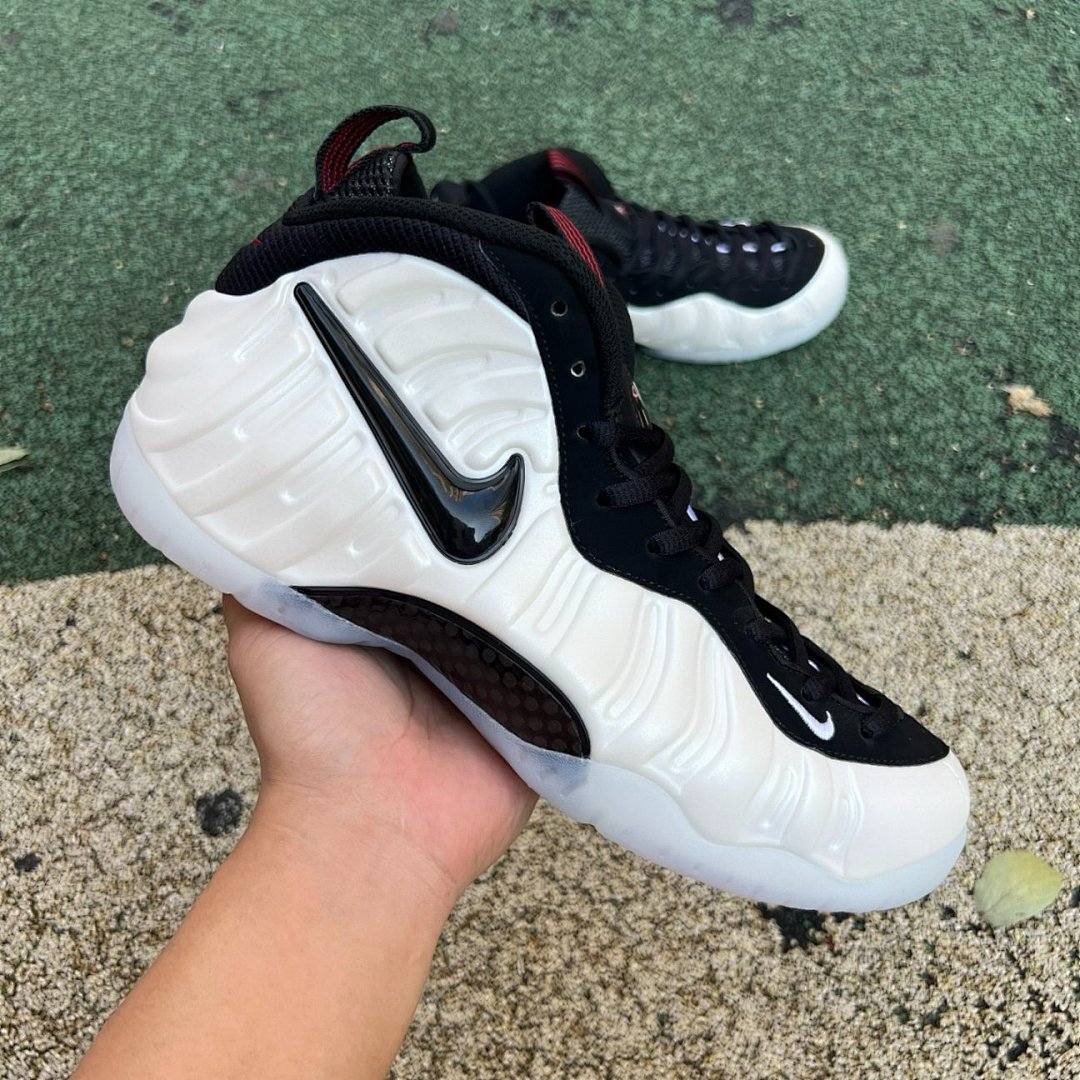 Nike Air Foamposite Pro White Black University Red 624041-103 - Image 10