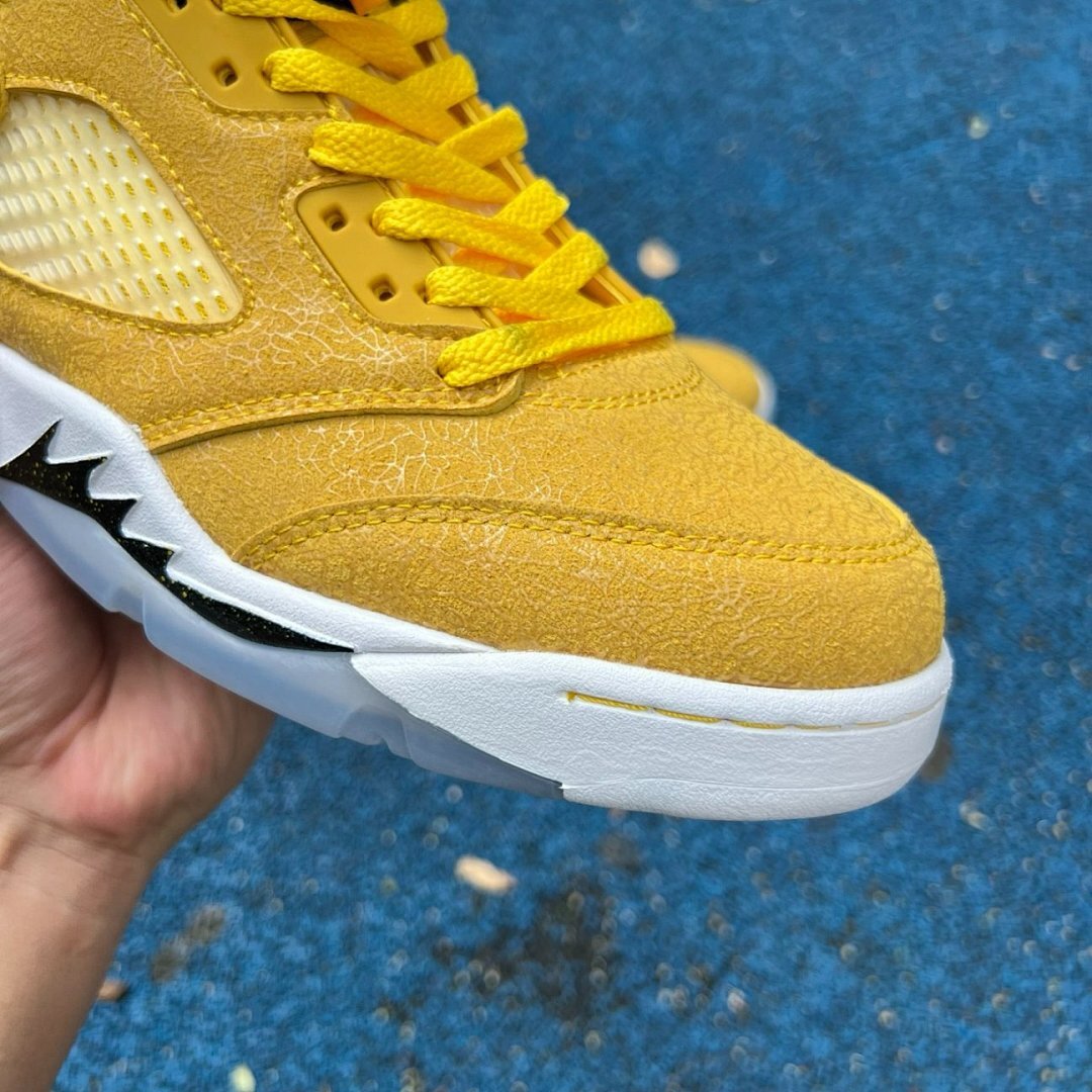Air Jordan 5 "Michigan" Amarillo College Navy CQ9541-704 - Image 3
