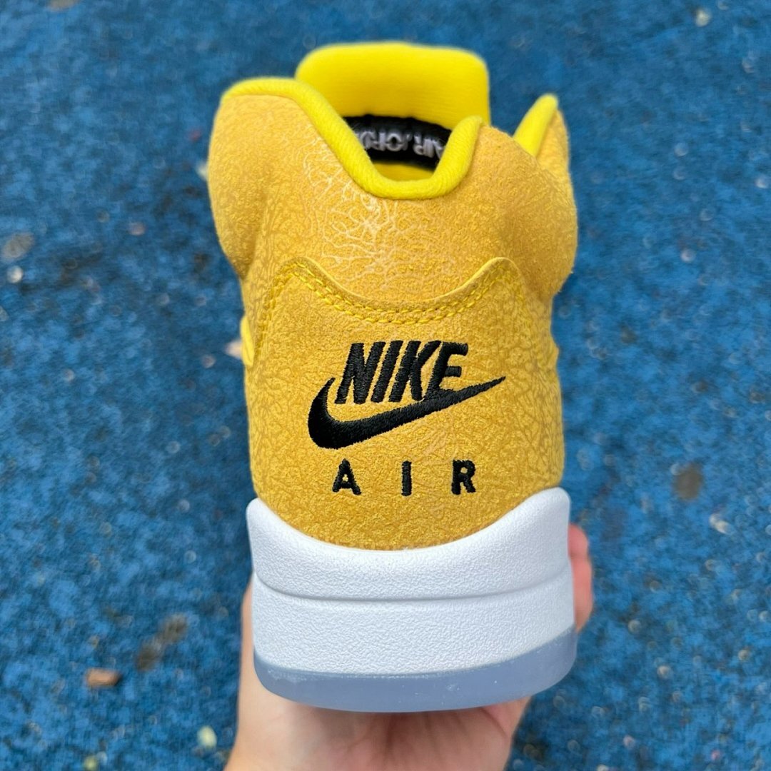 Air Jordan 5 "Michigan" Amarillo College Navy CQ9541-704 - Image 8