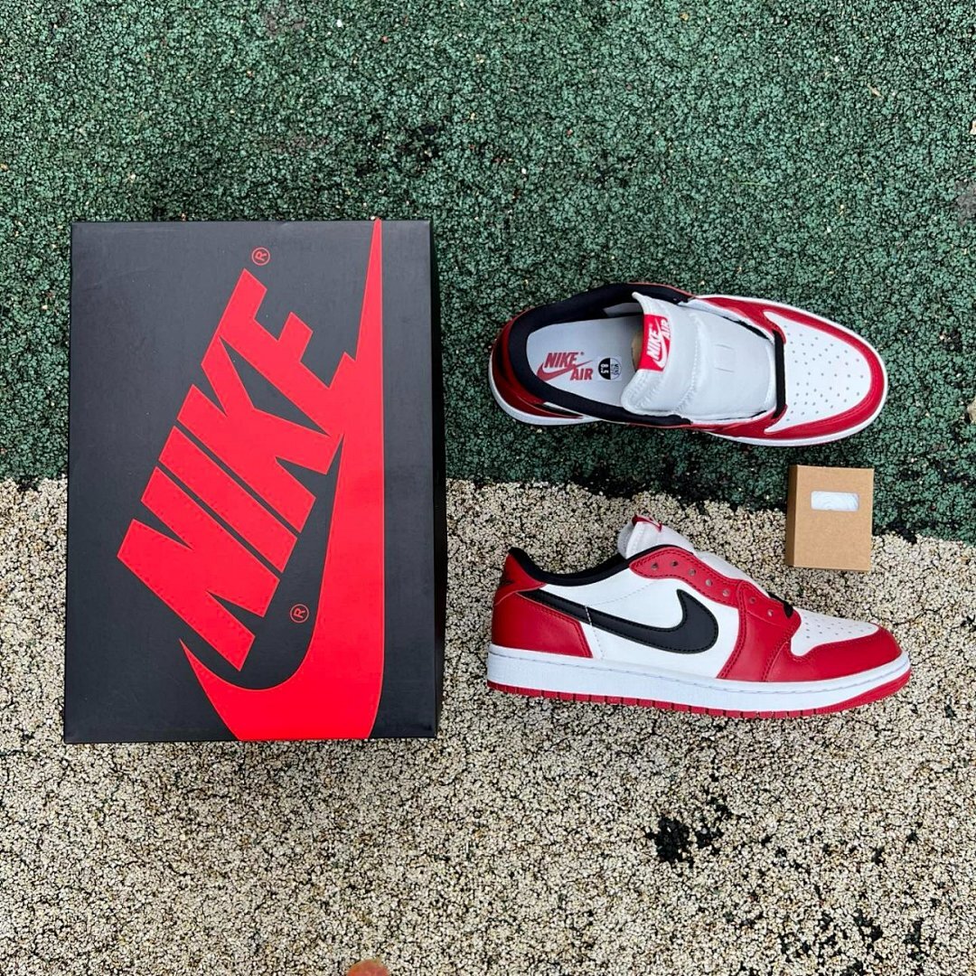 Air Jordan 1 Low Varsity Red 553558-606 - Image 9