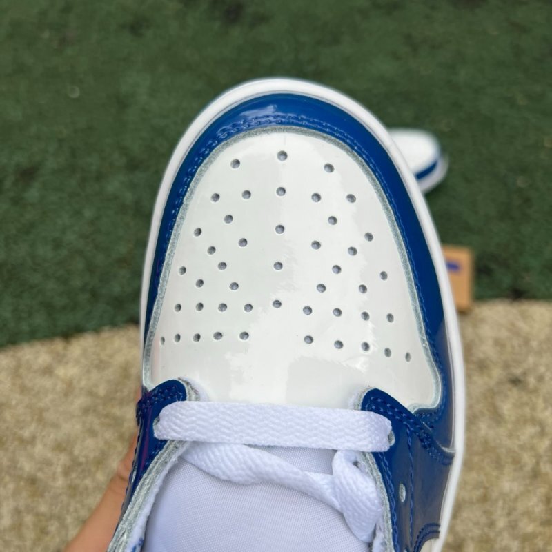 Air Jordan 1 Low Royal Blue Patent Leather - Image 5
