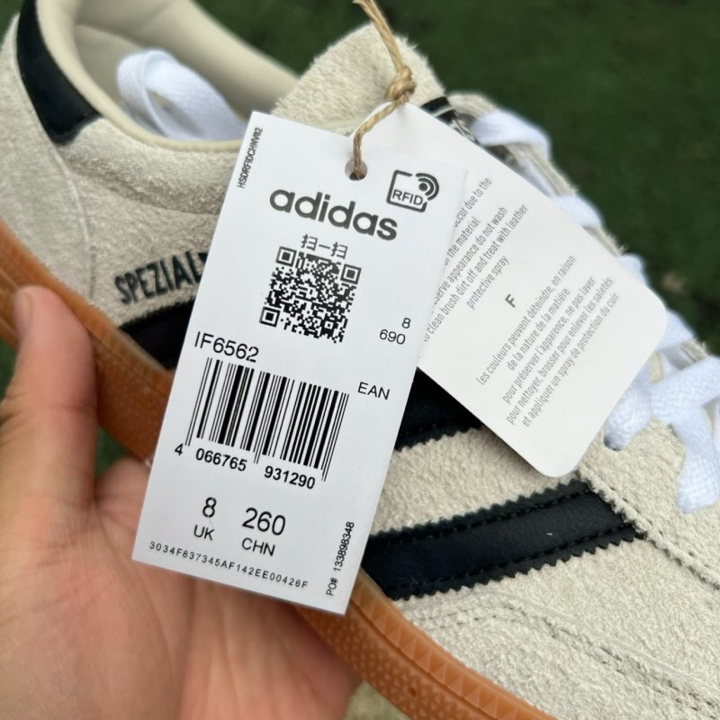 Adidas Handball Spezial Cloud White Core Black Gum BD7633 - Image 3