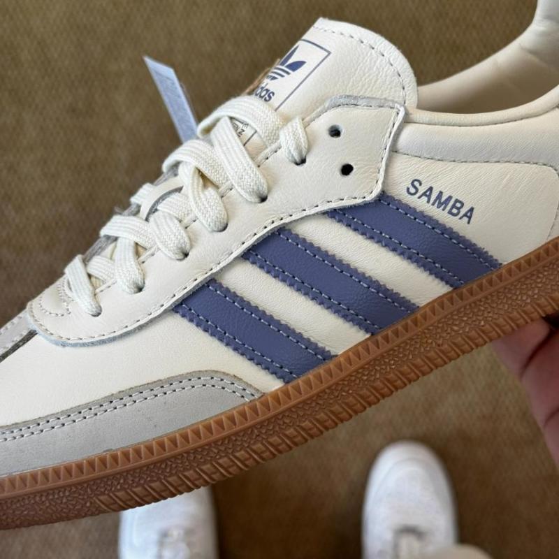 Adidas Samba OG Wonder White Blue Dawn Gum IE7015 - Image 5