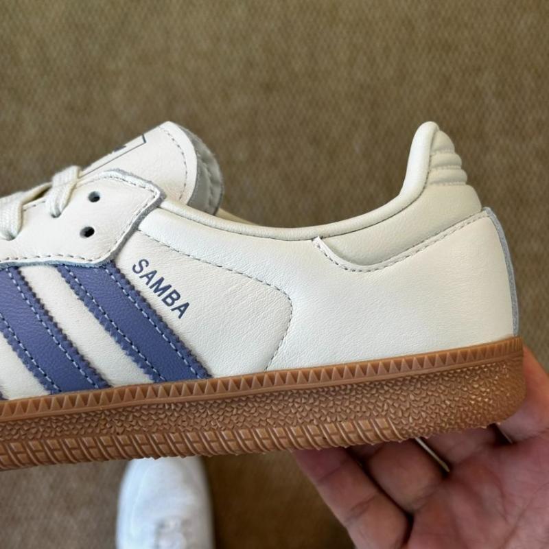Adidas Samba OG Wonder White Blue Dawn Gum IE7015 - Image 6