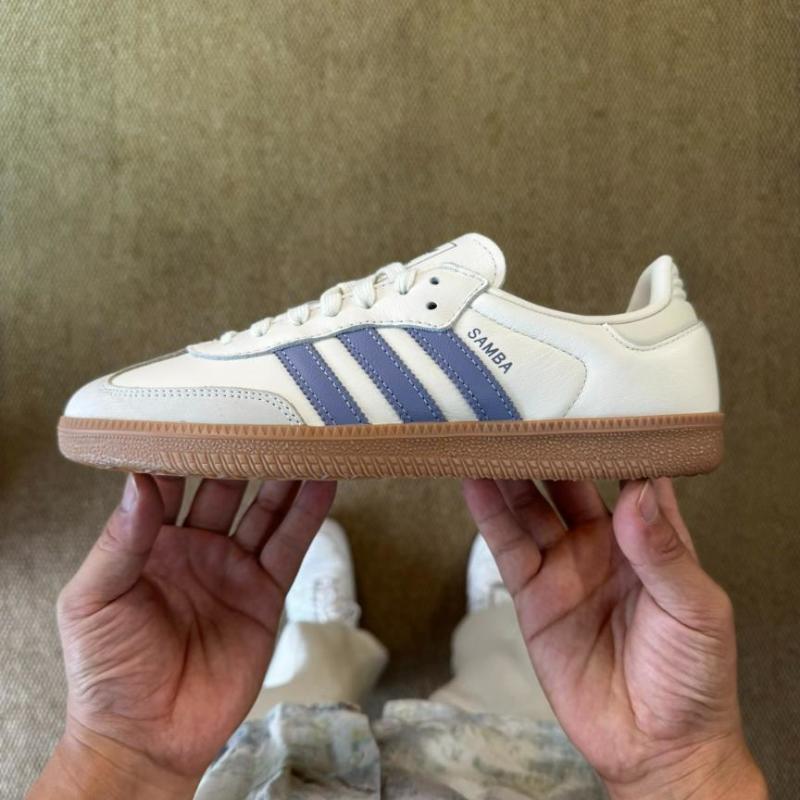 Adidas Samba OG Wonder White Blue Dawn Gum IE7015 - Image 10