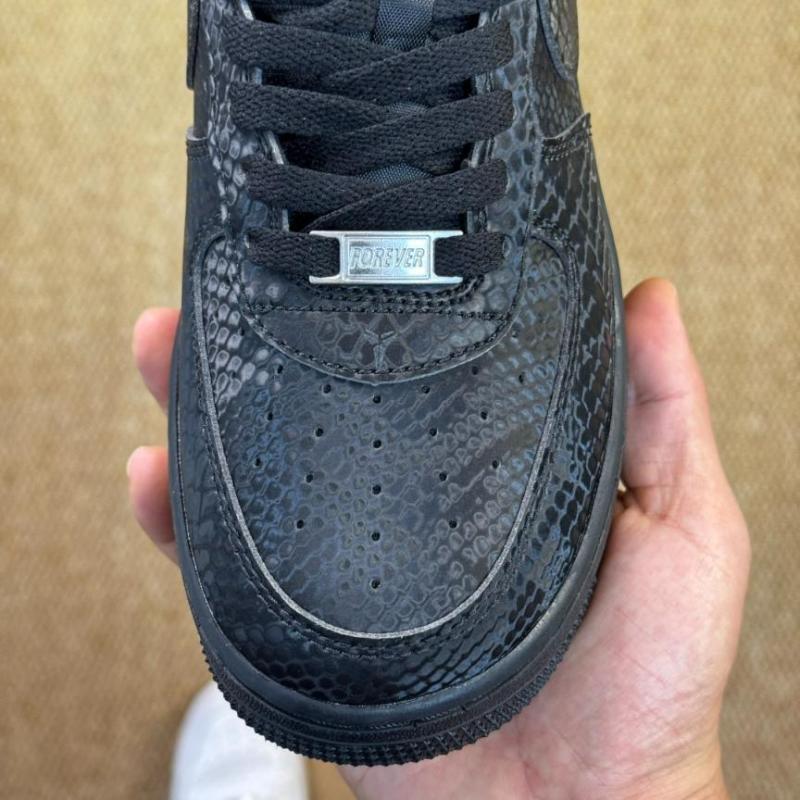 Nike Air Force 1 Low '07 Black Python CW2646-001 - Image 3