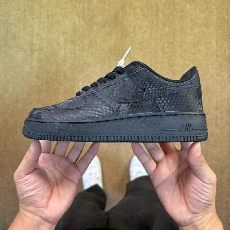 Nike Air Force 1 Low '07 Black Python CW2646-001 - Image 9