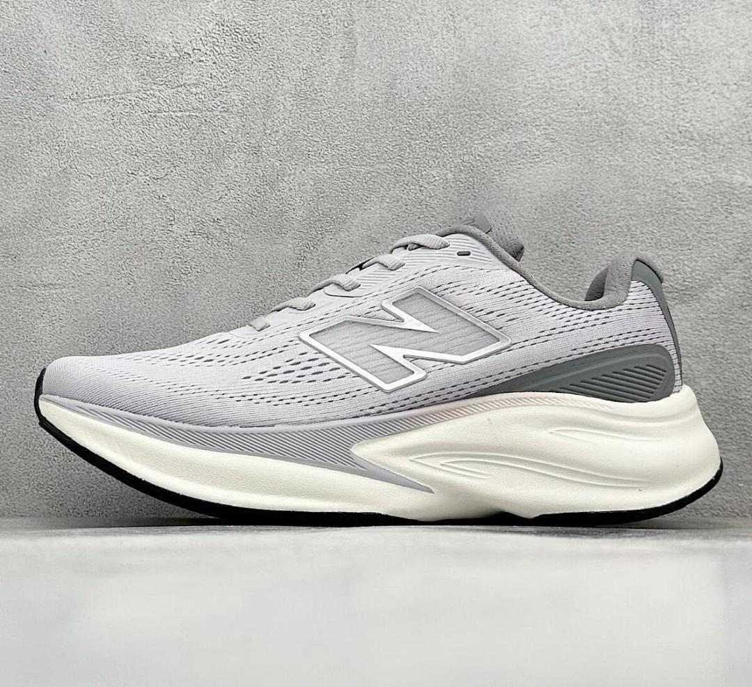 New Balance Fresh Foam X More v4 Max Cushion Running Shoes Light Grey White MRMORE4 WWMORE4