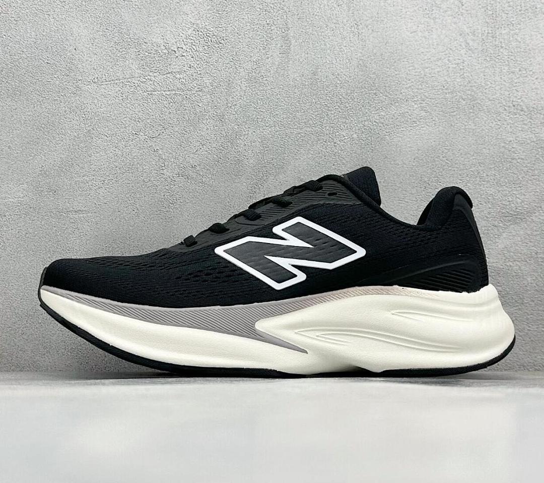 New Balance Fresh Foam X More v4 Men's Running Shoes Black White MMORCB4