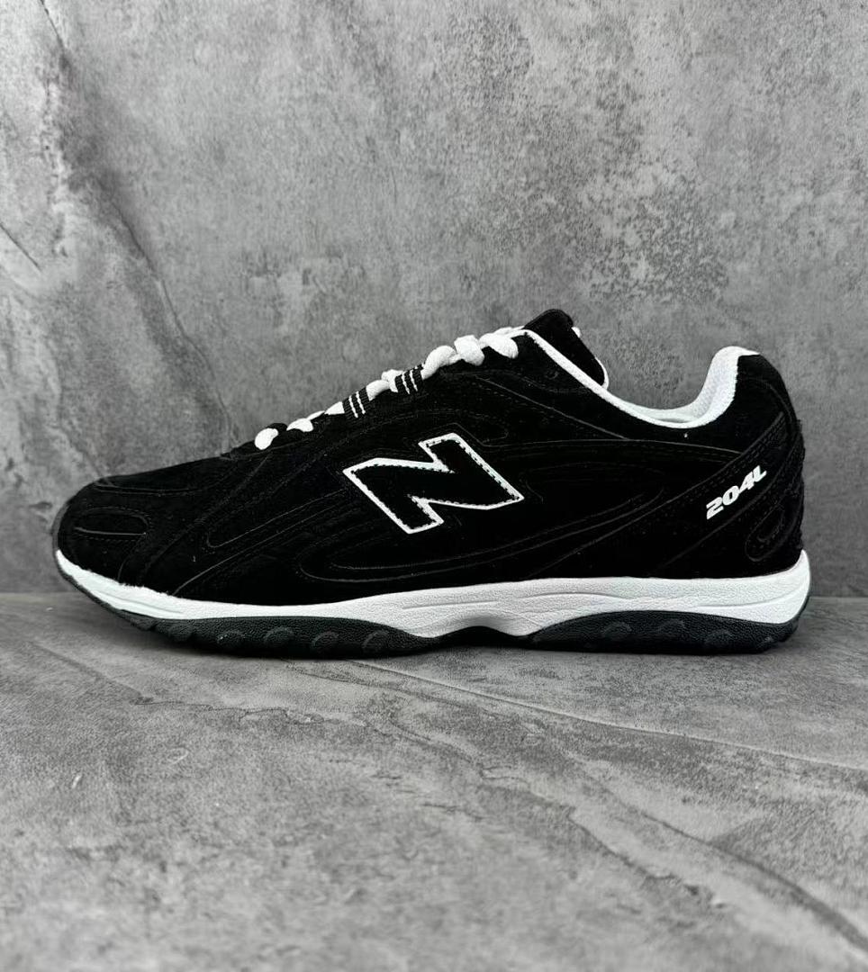 New Balance 204L Black White Suede Sneakers Trainers Running Casual Shoes