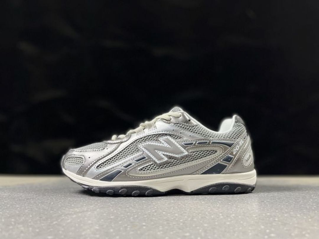 New Balance 2002R Silver Metallic Dark Grey Lifestyle Running Sneakers