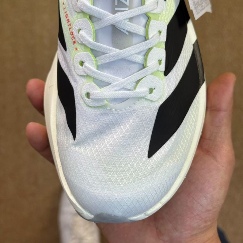 Adidas Adizero Adios Pro 3 Running Shoes White Core Black Lucid Lemon HQ3511 - Image 4