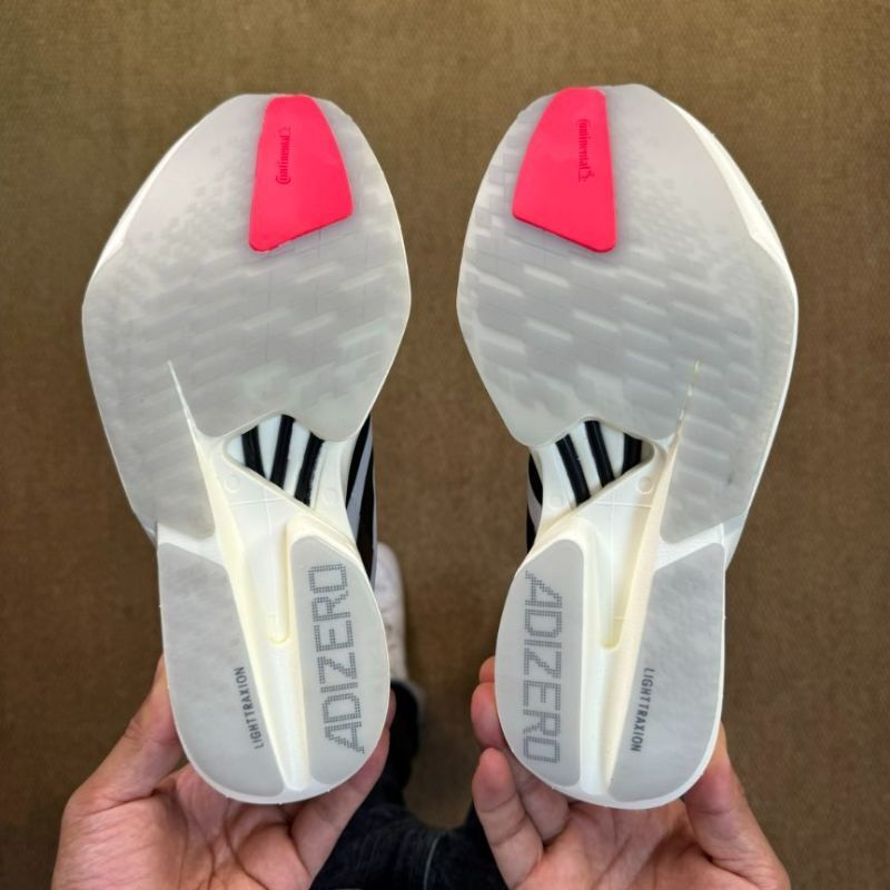 Adidas Adizero Adios Pro 3 Running Shoes White Core Black Lucid Lemon HQ3511 - Image 8