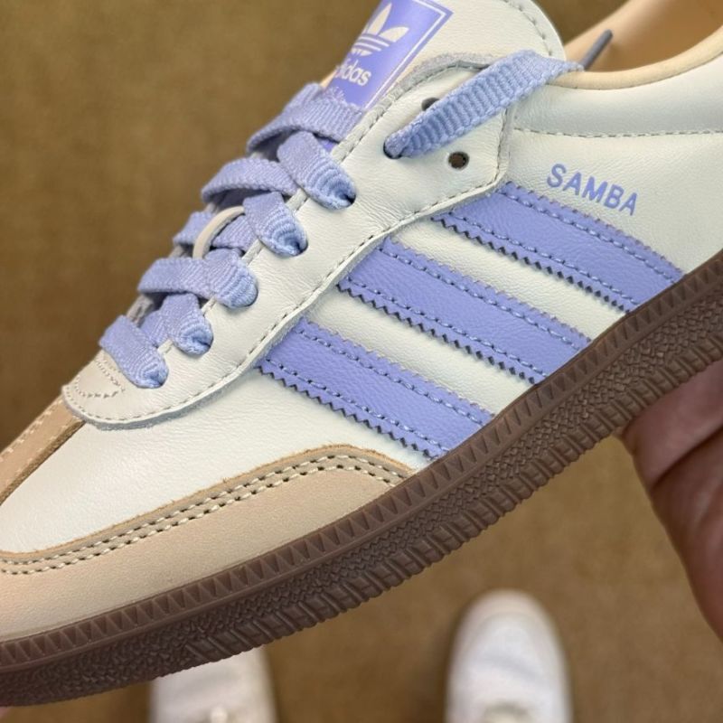 Adidas Samba HQ6646 Cloud White Lilac Gum - Image 5