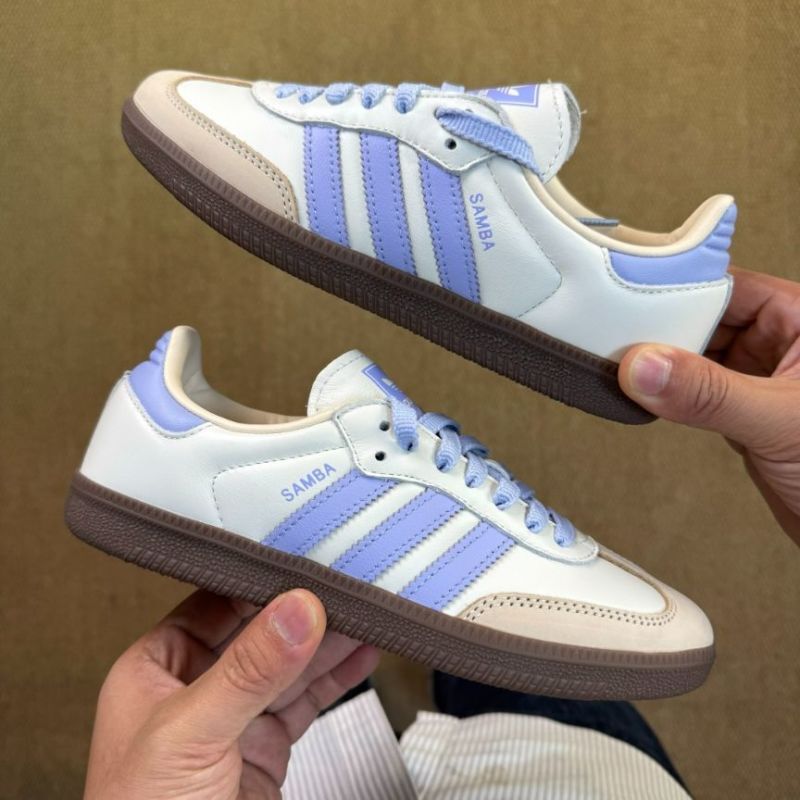 Adidas Samba HQ6646 Cloud White Lilac Gum - Image 9