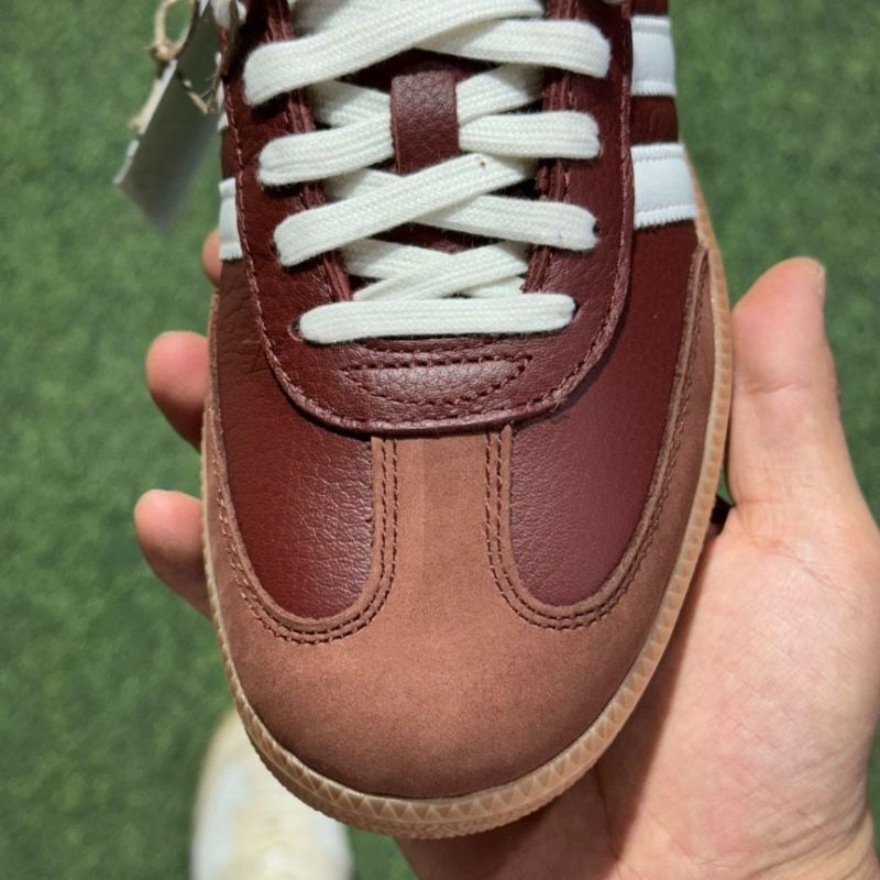 Adidas Samba OG Dark Red Cloud White Gum ID1458 - Image 4