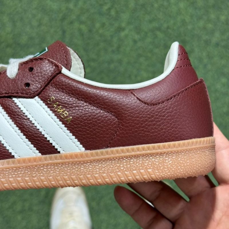 Adidas Samba OG Dark Red Cloud White Gum ID1458 - Image 6