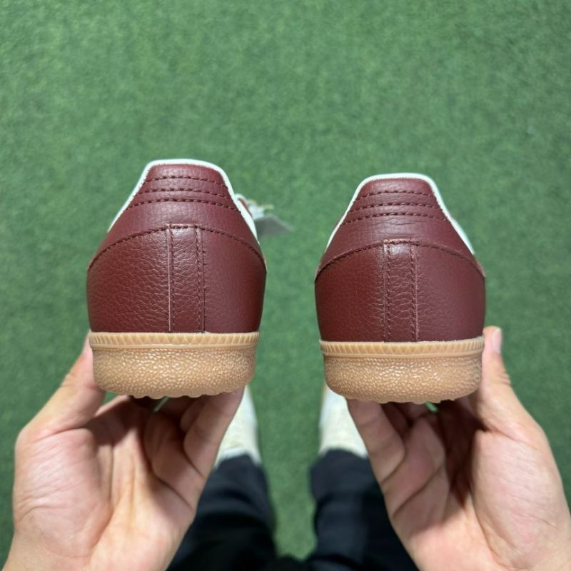 Adidas Samba OG Dark Red Cloud White Gum ID1458 - Image 7