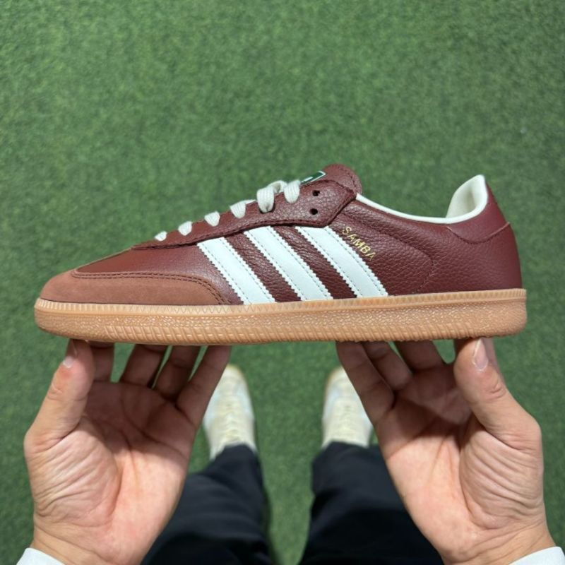 Adidas Samba OG Dark Red Cloud White Gum ID1458 - Image 10