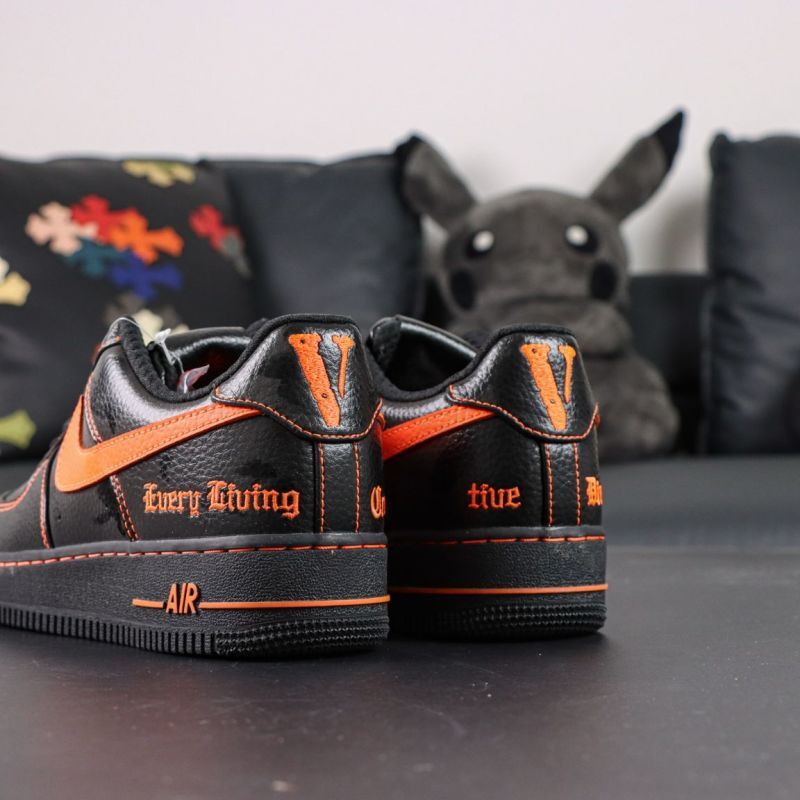 Nike Air Force 1 Low Every Thang Black Orange DD8483-001 - Image 6