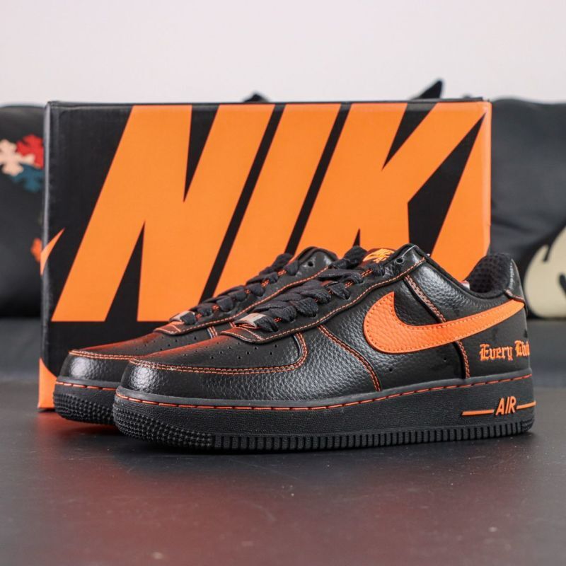 Nike Air Force 1 Low Every Thang Black Orange DD8483-001 - Image 7