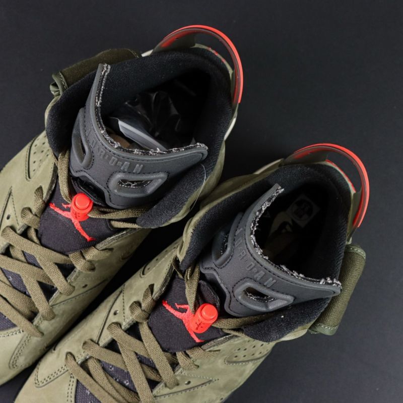 Air Jordan 6 Retro Travis Scott Medium Olive CN1084-200 - Image 3