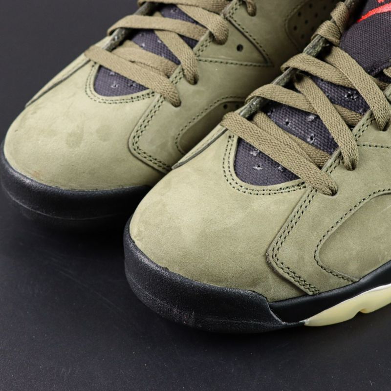 Air Jordan 6 Retro Travis Scott Medium Olive CN1084-200 - Image 4