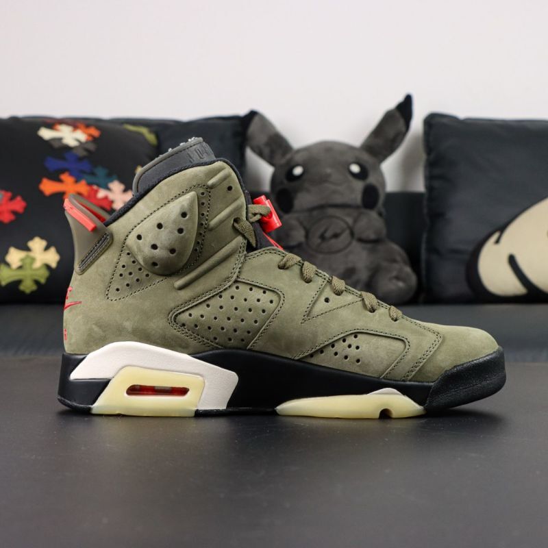 Air Jordan 6 Retro Travis Scott Medium Olive CN1084-200 - Image 5