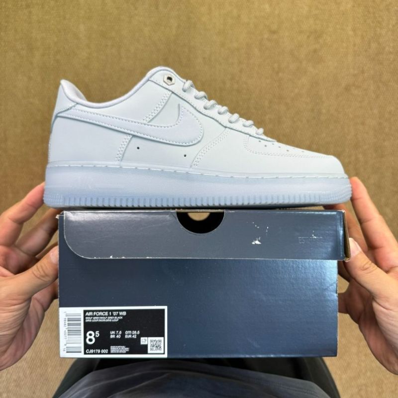 Nike Air Force 1 Low 'Pure Platinum / Ice Blue' CW7581-001 - Image 3