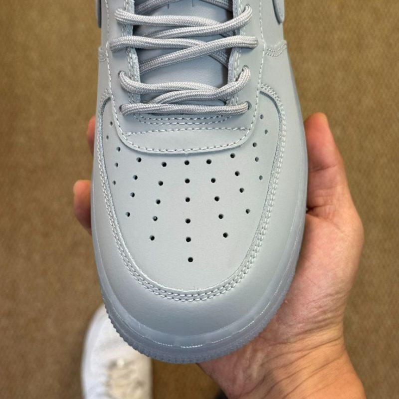 Nike Air Force 1 Low 'Pure Platinum / Ice Blue' CW7581-001 - Image 4
